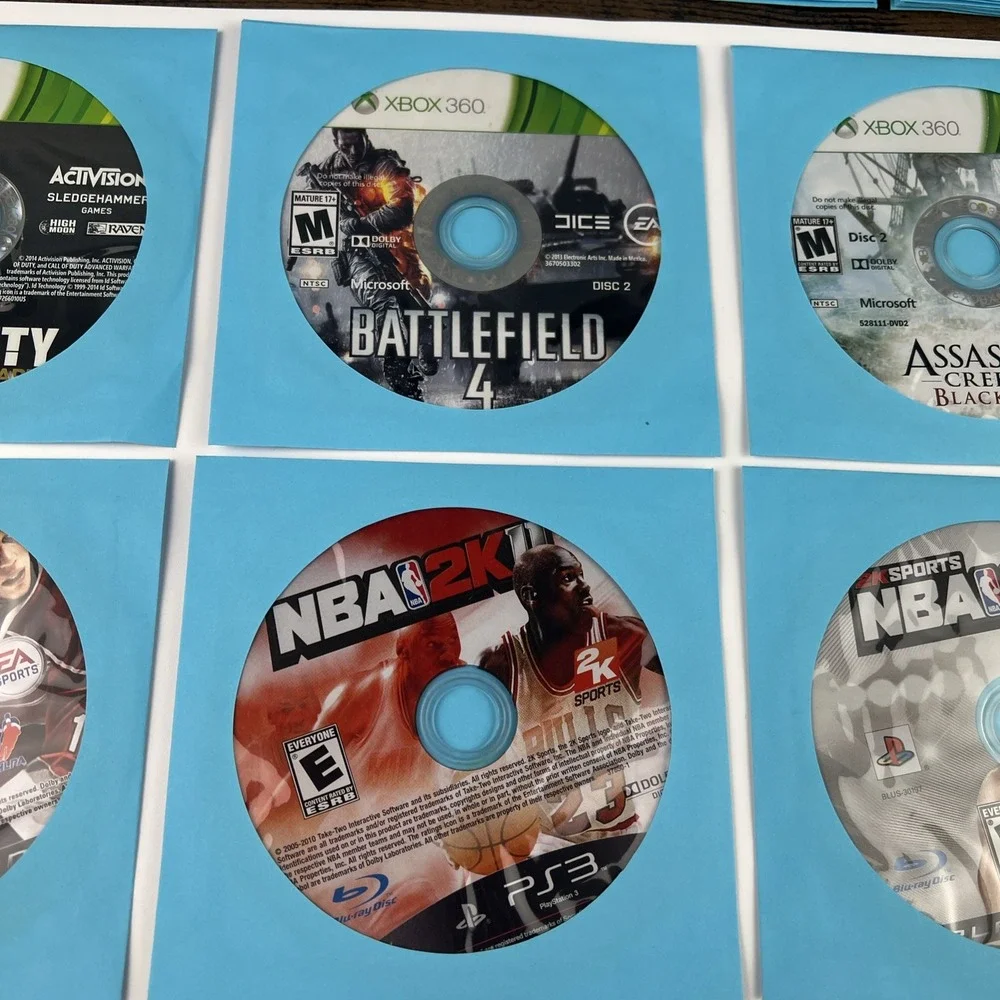 Multi Platform Loose Discs Video Game - Lot Of 50 - AS IS Untested Scratches #5